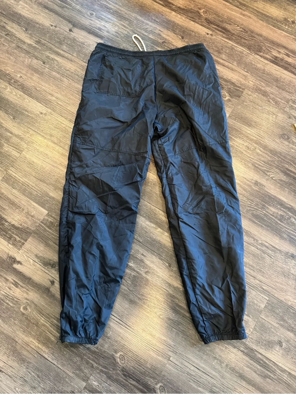 Vintage King Louie Black Windbreaker Pants Medium Joggers 90s